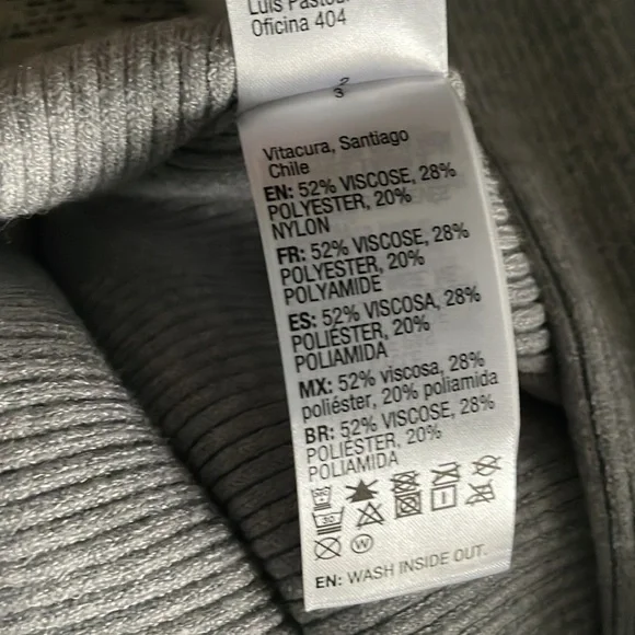 Roxy new with tags ribbed Solid Pencil Skirt size M grey - Picture 9 of 9